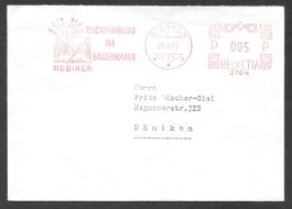 Firmenfreistempel Buchführung Nebiker Sissach 28.12.1962
