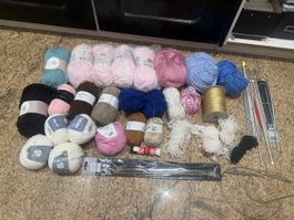 Strickset Neu ovp zum teil neupreis über 350.-