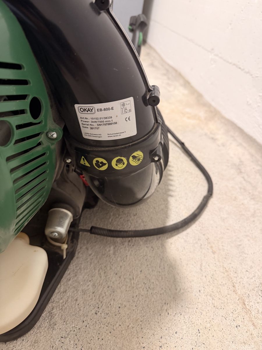 Soffiatori & Aspiratori per foglie: Okay EB 800E Ruckenlaubbläser  – Usato da Seewen SZ venduto da nik_89bh 2