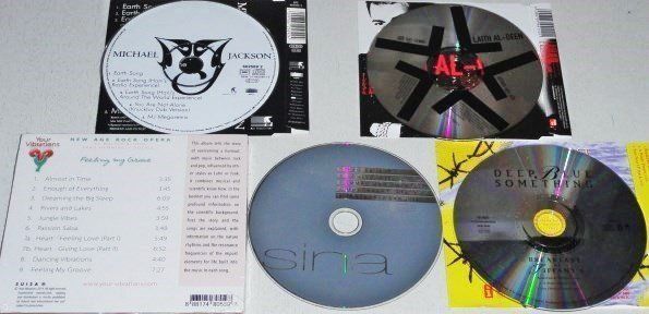 CD: 4 singles - Sina, Michael Jackson & + CD de Walter K. Thut – Usato da Unterbäch VS venduto da diquq 7