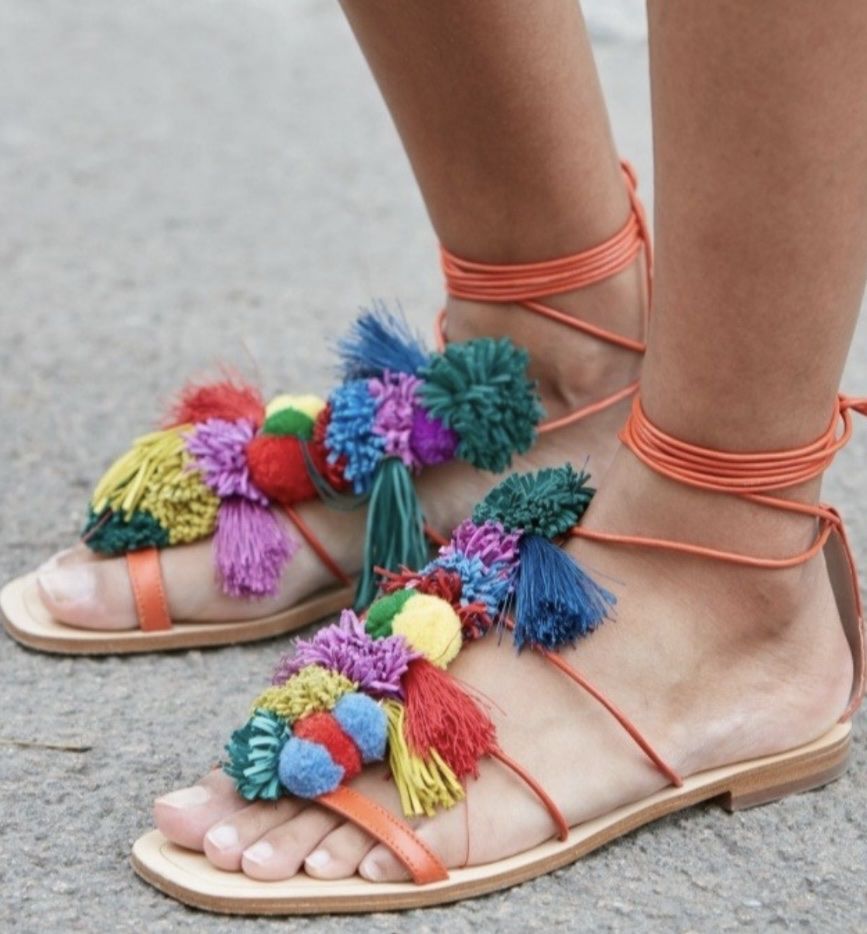 Zara Scarpe da donna: Zara Woman Sandalen Boho – Nuovo (secondo la descrizione) da Baden venduto da Tiffany6878 1