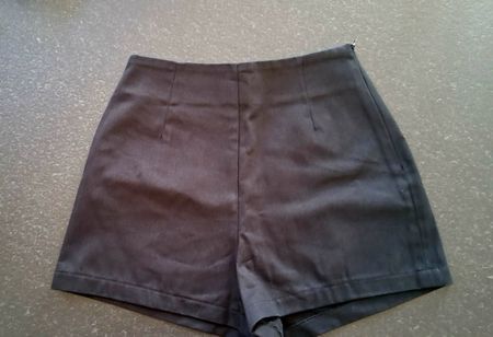 Shorts schwarz Baumwolle Grösse XXS NEU
