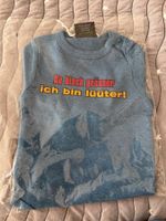 Sterneföifi Langarm-Body Gr. 50/56 marine mel. „Du grösser…