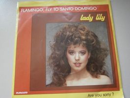Vinyl-Single Lady Lily - Flamingo, Fly To Santo Domingo