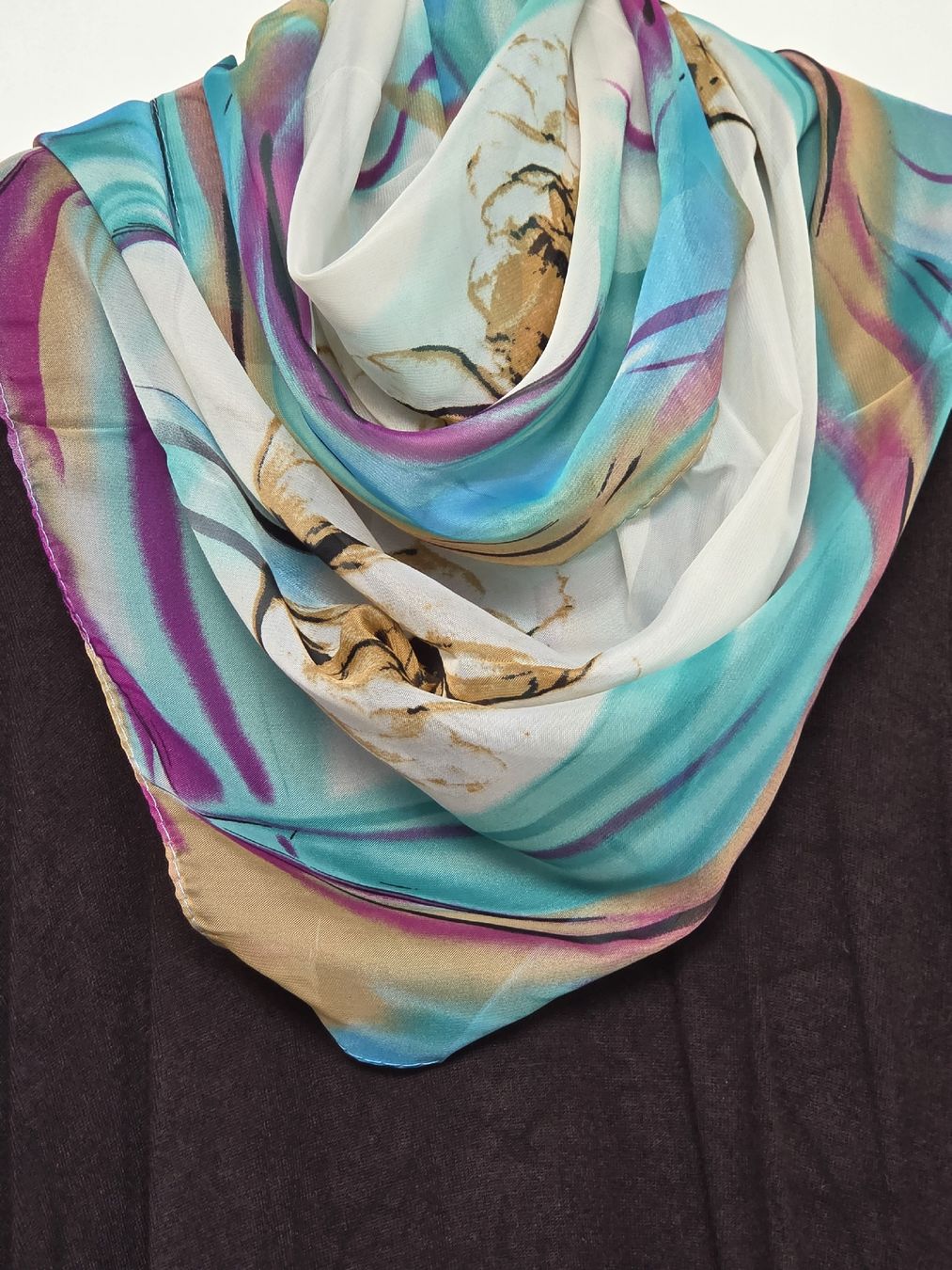 Foulards & écharpes: Seidenschal 46 x 150 cm – Neuf avec emballage d'origine à Frauenfeld par Schenken-mit-Herz 4
