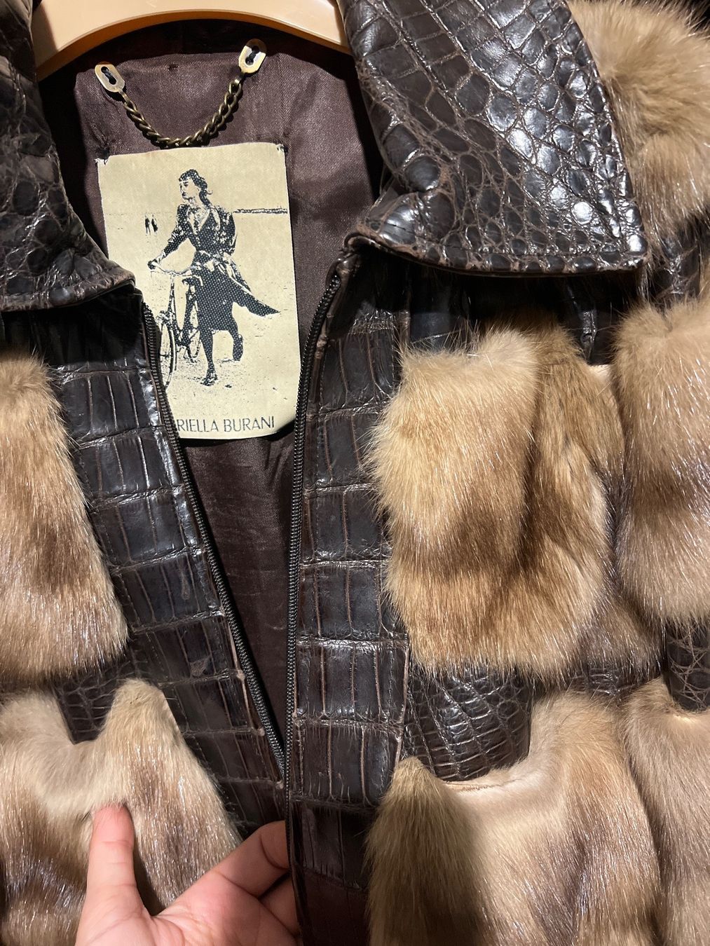 Giacche: Sable bomber Jacket  with croco details – Usato da Genève venduto da val_rp9x 7