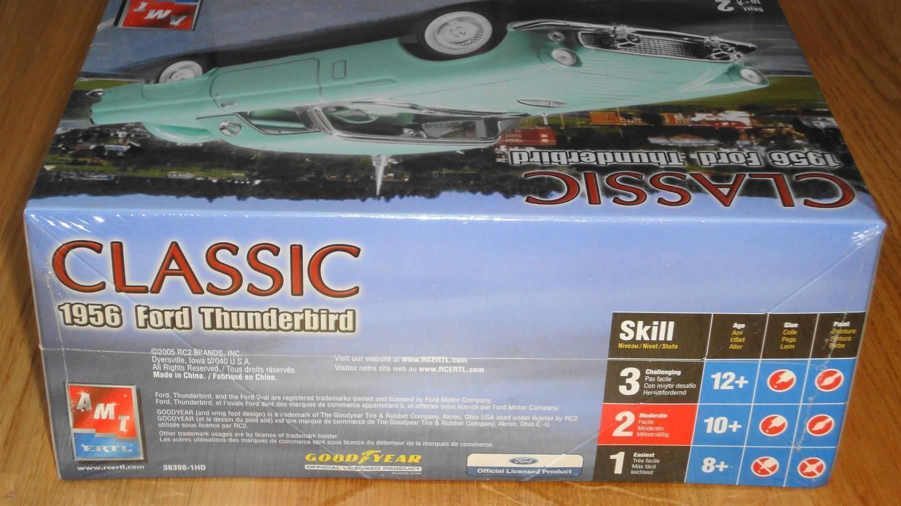 Kit di modellismo & Modellini statici: AMT 1956 FORD THUNDERBIRD 1:25 – Nuovo e nell'imballaggio originale da Frümsen venduto da Malibu69 3