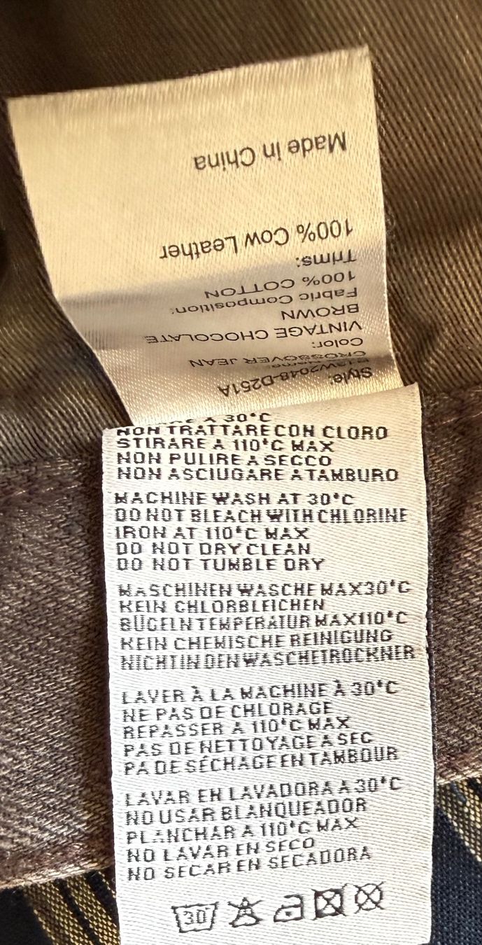 Jeans: R13 Crossover Jean, Vintage Chocolate Brown – Gebraucht aus Luzern von Mamutpe 4