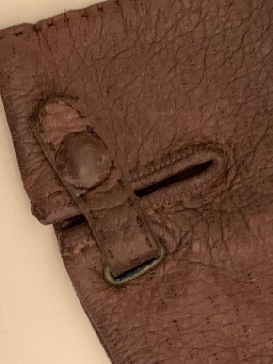 Gants & mitaines : Elegante Lederhandschuhe Grösse 7 1/2 Braun Vintage – D'occasion à Zürich par MeineBilderkiste 2