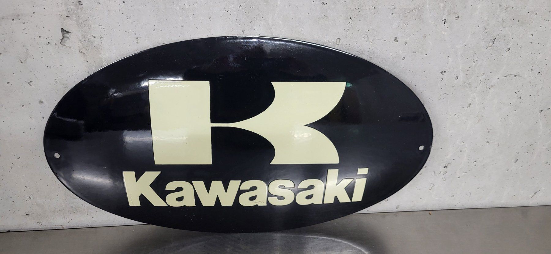 Kawasaki Insegne: Emailschild Kawasaki – Usato da Zürich venduto da timbuktu03