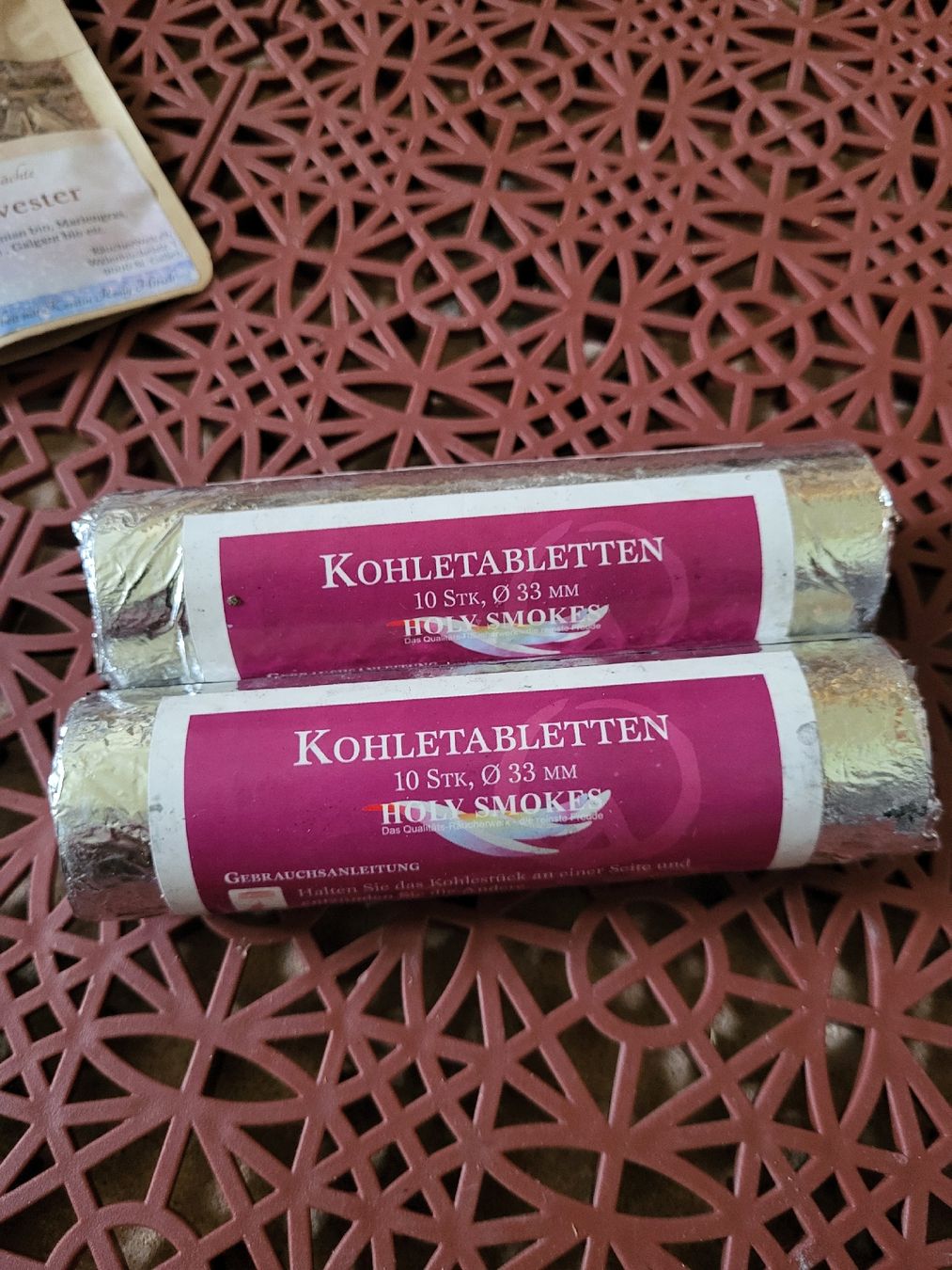 Candele: Räuchermischungen-Set mit Räuchersand & Kohle – Usato da Buchs AG venduto da sie_f6dg 3