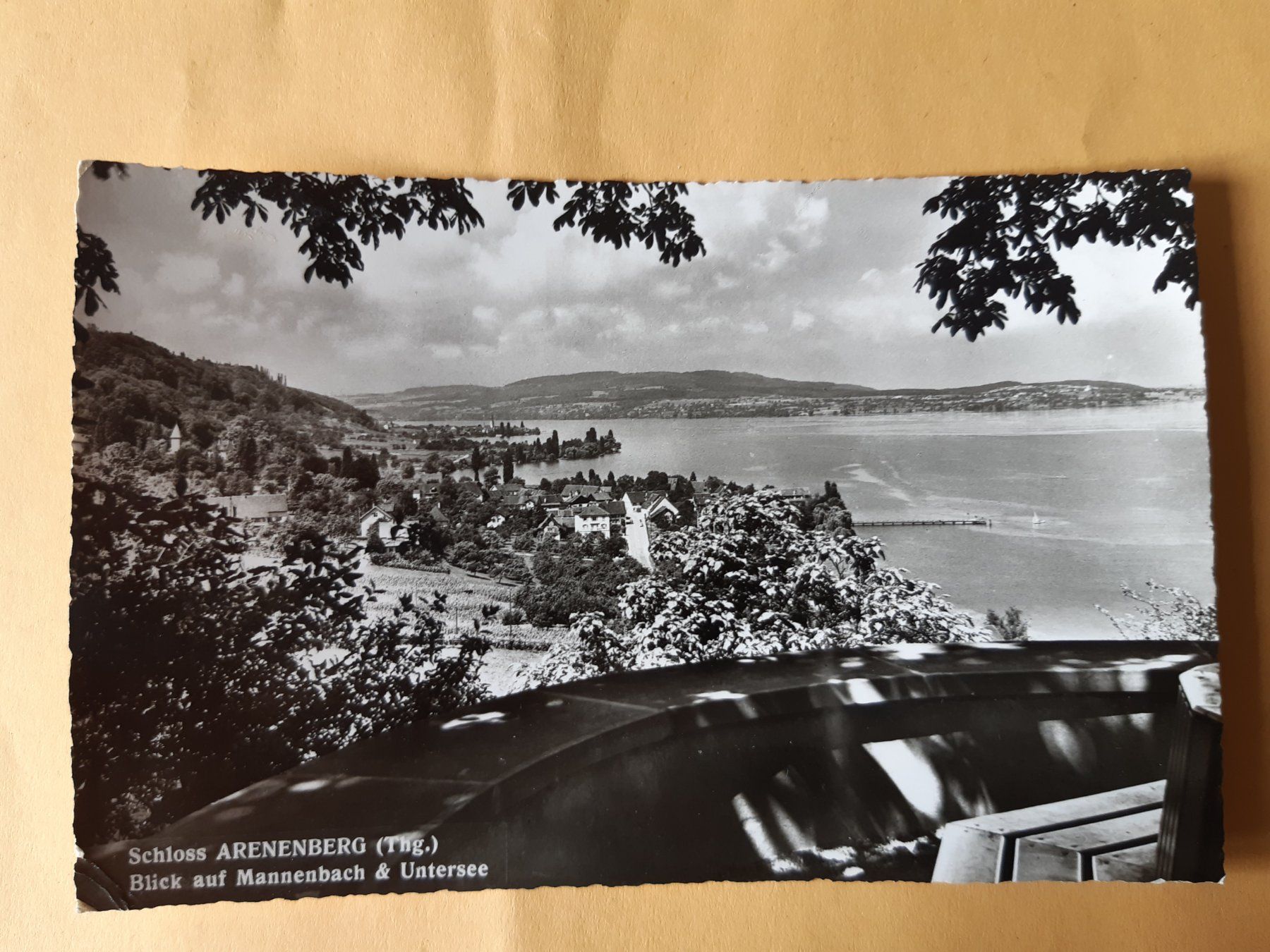 Cartoline postali: Alte Ansichtskarte Schloss Arenenberg, Thurgau – Usato da Wattwil venduto da yburgler