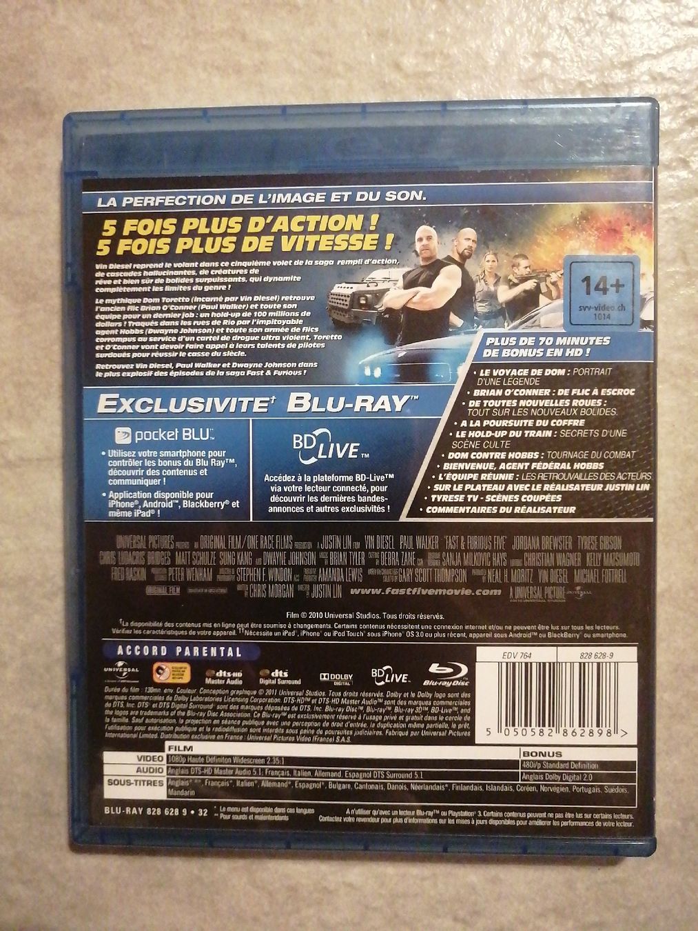 Alle DVDs: Fast and Furious 5 ed blu-ray – Gebraucht aus Chernex von ced_zt5y 1