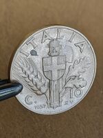 10 Centesimi 1937 Italien König Vittorio Emanuele III.