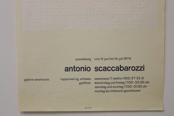 Foto & Immagini: Antonio Scaccabarozzi 1974 -Plakat – Usato da Bruettisellen venduto da Collector_Store 6