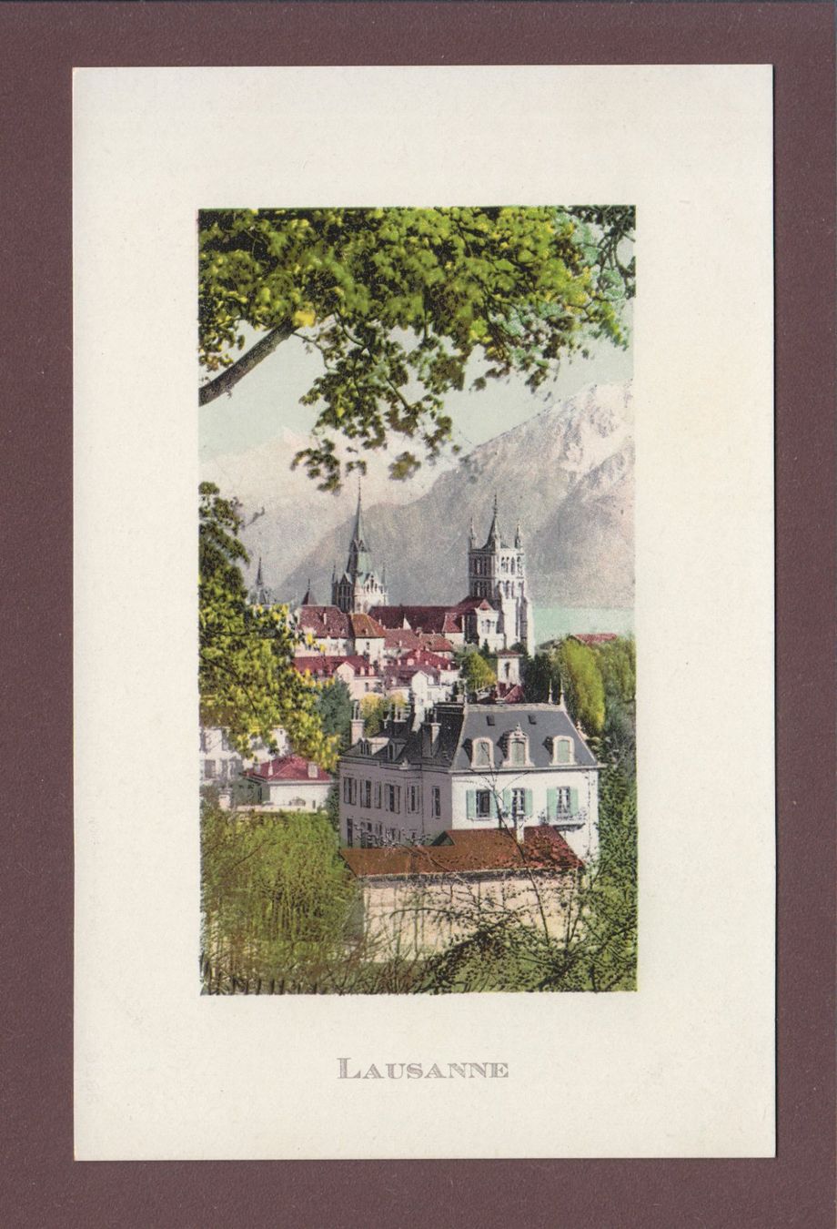 Cartoline postali: LAUSANNE - Cathédrale – Usato da Pully venduto da nicecards