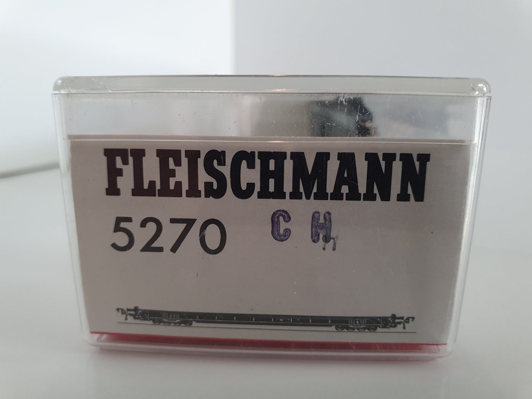 Fleischmann Modellini di ferrovie: SBB / RoLa-Wagen / Typ Saadkmms / 1:87 / Fleischmann 5270 CH – Nuovo e nell'imballaggio originale da Zürich venduto da BLS58MA 8