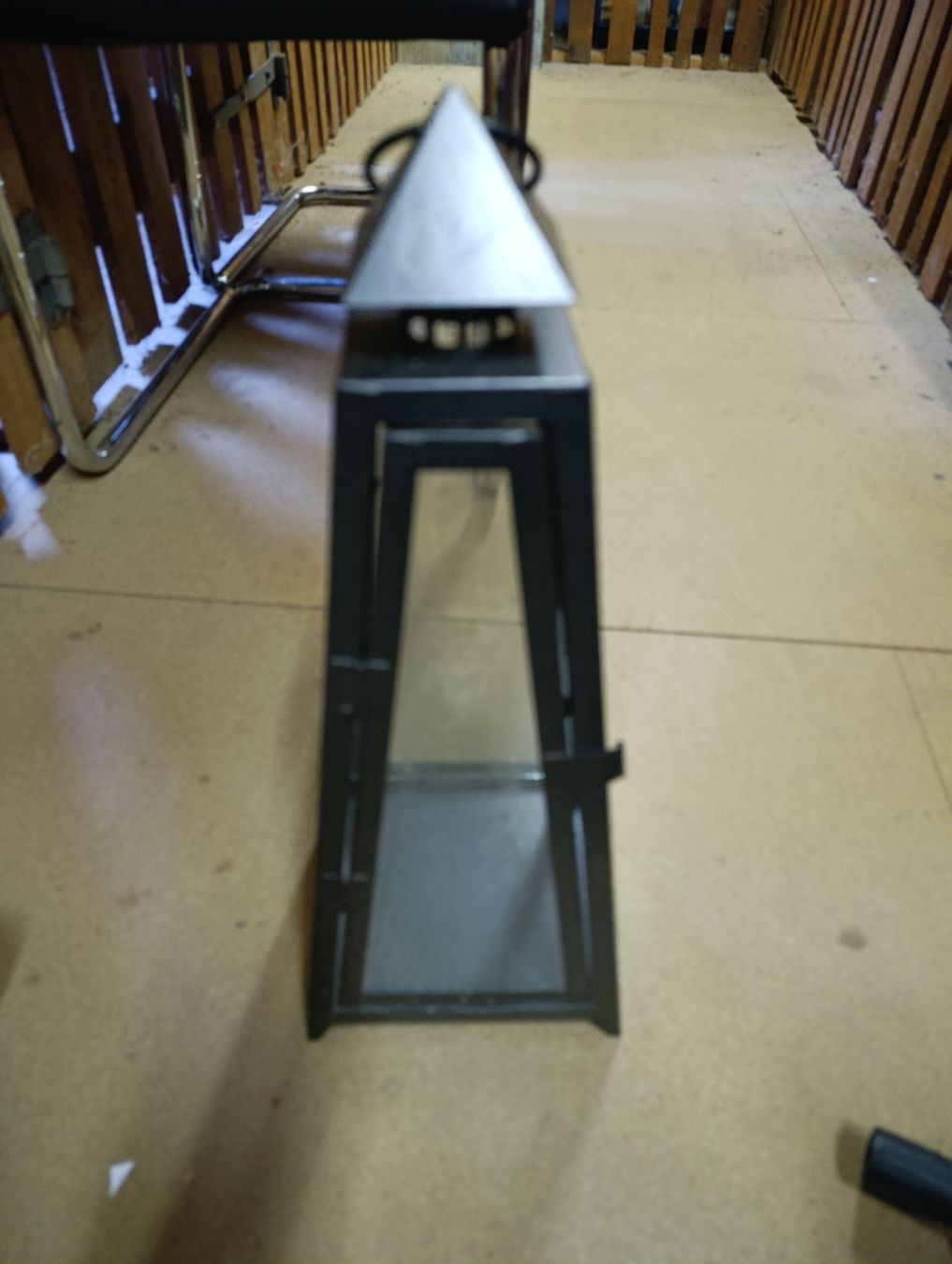 Lanterne: Schwarze Laterne mit Glas für Garten oder Balkon, winterfest – Nuovo (secondo la descrizione) da Horgen venduto da Nicolelardi1987