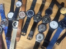 Montres Swatch Chrono Vintage des Années 1990