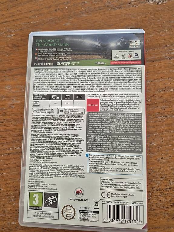 Giochi: FC 24 Game für Nintendo switch – Usato da Thun venduto da Lexu4444 1
