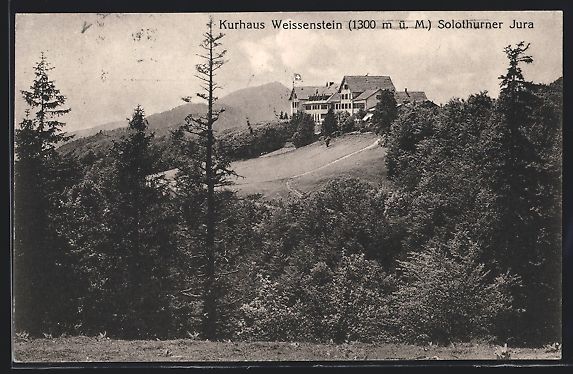 Cartes postales: AK Solothurn, Kurhaus Weissenstein, 1925 – D'occasion à Berlin par bartko-reher