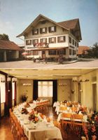Werbekarte, Gasthof Bahnhof Lützelflüh BE, Faltkarte