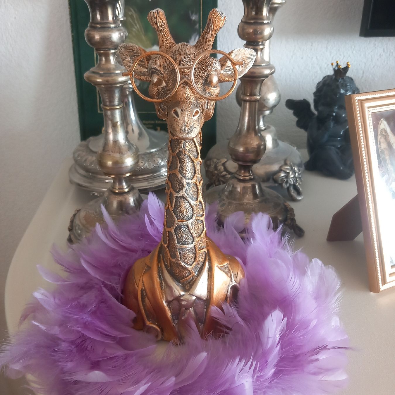 Statuette: Deko: Goldiger Giraffe – Usato da Aegerten venduto da gismolini 6