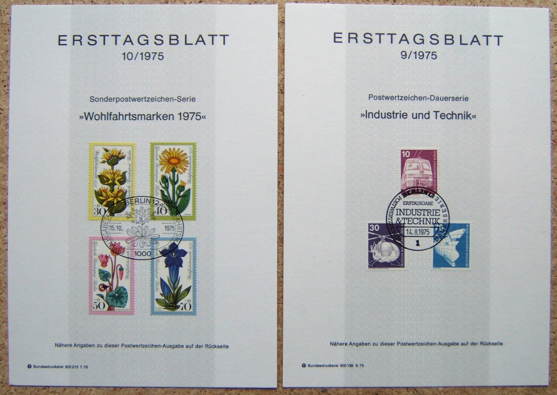 Alle Briefmarken: FDC BERLIN 1985 / ERSTTAGSBLÄTTER SONDERPOSTWERTZEICHEN – Gebraucht aus Brunnen von Nonne04 4
