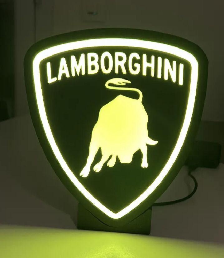 Lampade: Lampe décoration LightBox Lamborghini – Nuovo (secondo la descrizione) da Noville venduto da Berlusconi55