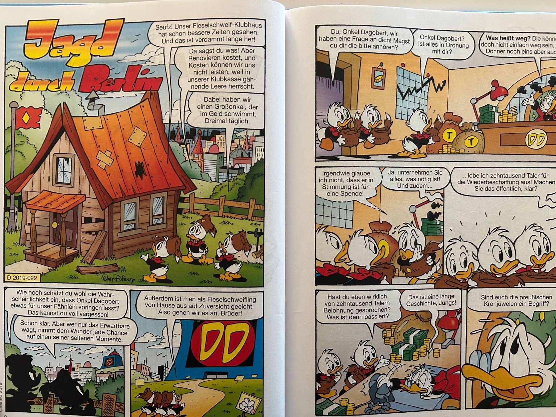 Fumetti: Donald Duck in Berlin - Disney – Usato da Pfäffikon ZH venduto da Wacardo 2