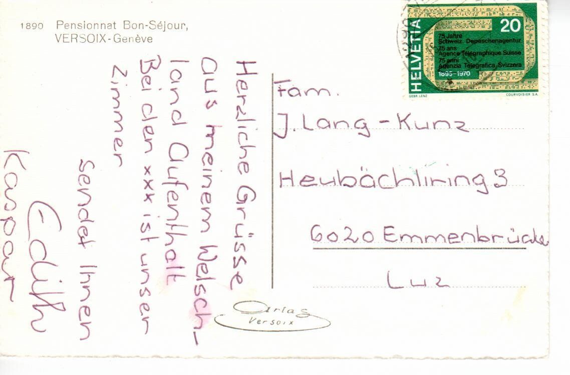 Cartes postales: Versoix - Genève – D'occasion à Wolhusen par Curver9 1