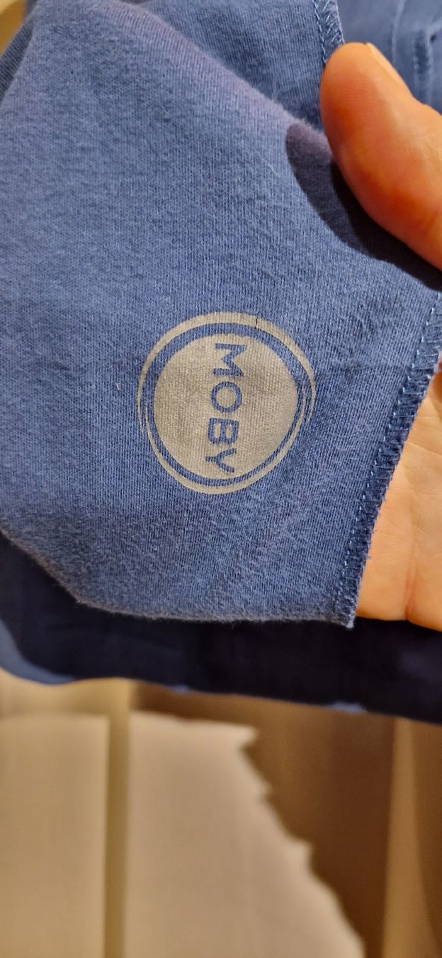 Moby Wrap Marsupi portabebè: Moby Wrap Tragetuch blau – Usato da Ruggell venduto da Franzi_1987 1
