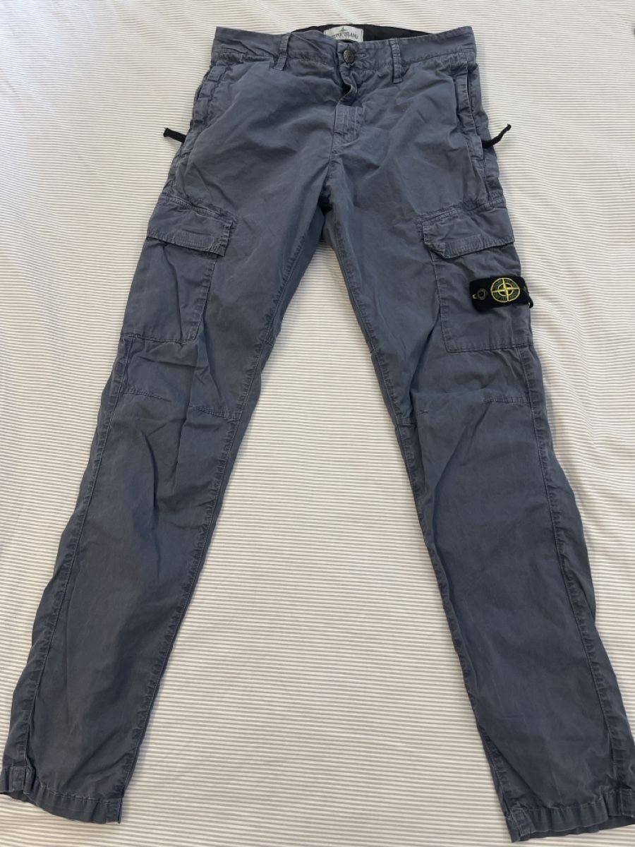 Stone Island Pantaloni: Pantalon stone island junior bleu – Usato da Troinex venduto da bor_r92l