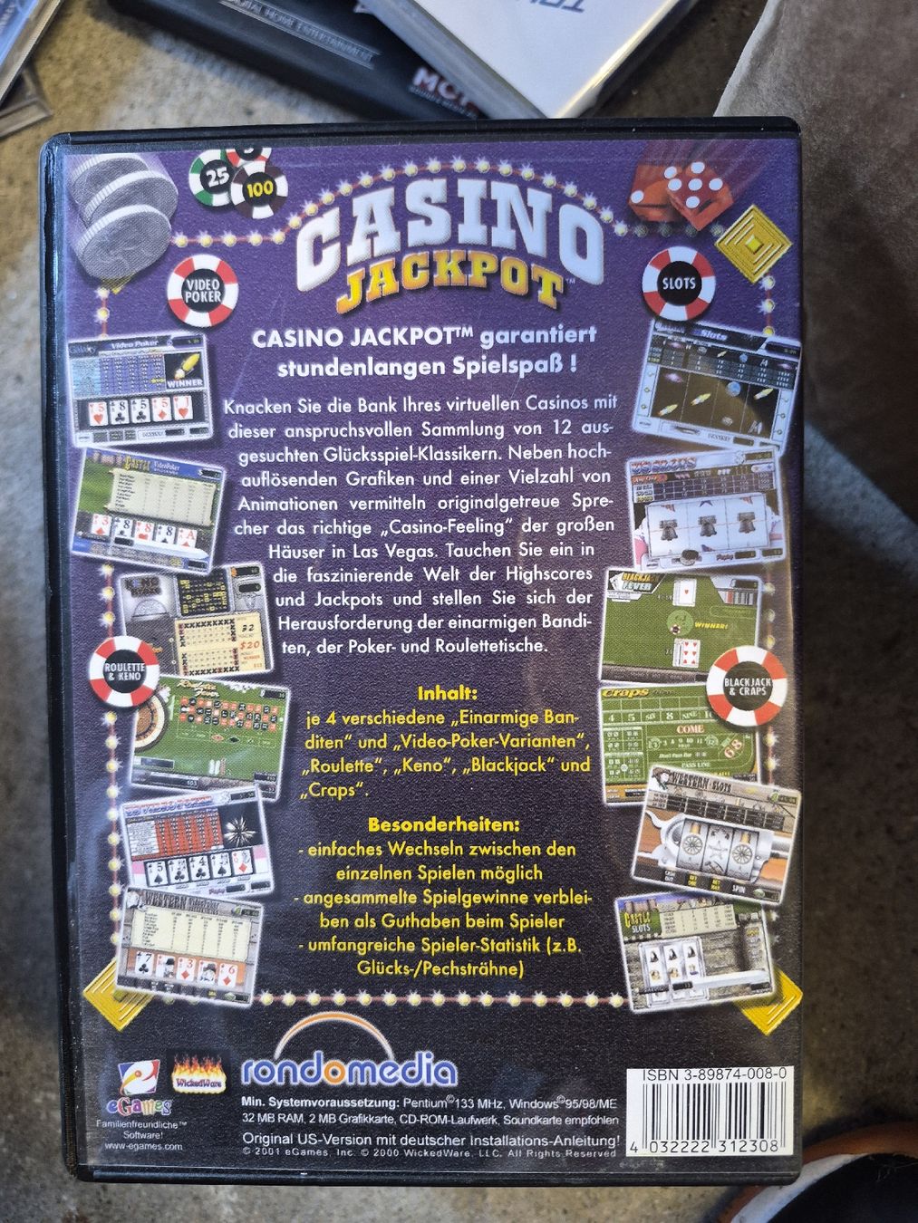 Giochi: e Games Casino Jachpot – Usato da Oberegg venduto da kev_58s7 1
