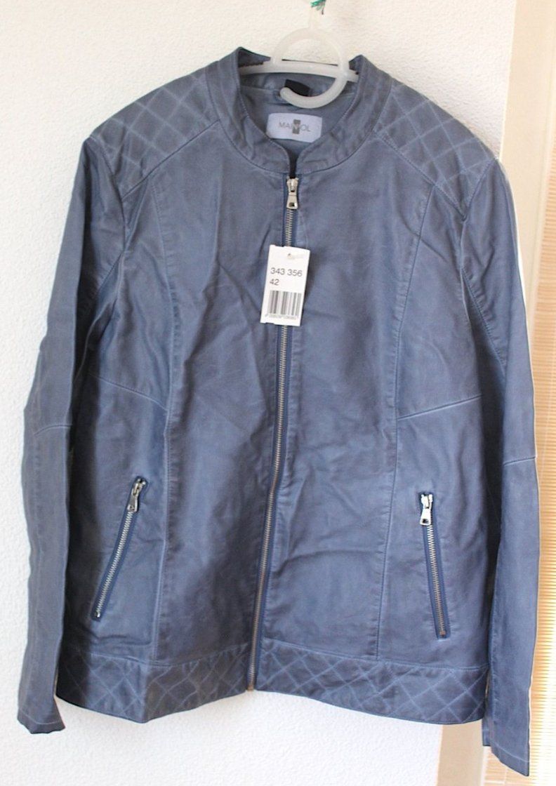 Jacken: Neue Kunstleder Jacke Gr.42 . – Gebraucht aus Locarno von madame-tus-sauds 3
