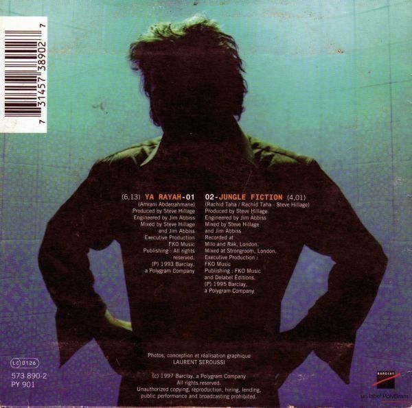 CDs: RACHID TAHA (CD-Single) Ya Rayah – D'occasion à Zürich par Tarafo5 1