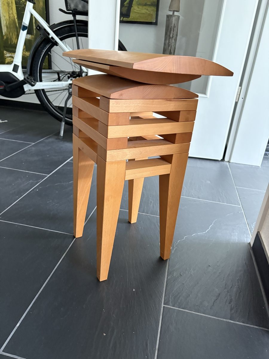 Hocker: Designerstuhl/Klavierstuhl – Neu (gemäss Beschreibung) aus Zeihen von My5tery