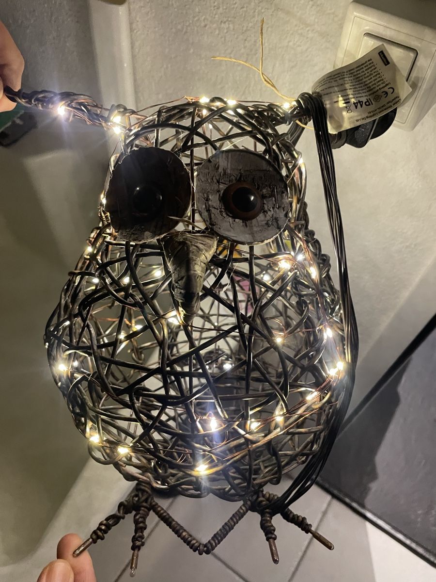 Tutte le decorazioni: 3x Glory Light Leucht-Eule, Weihnachtsdeko, neuwertig – Usato da Erlenbach ZH venduto da keyboard01 2