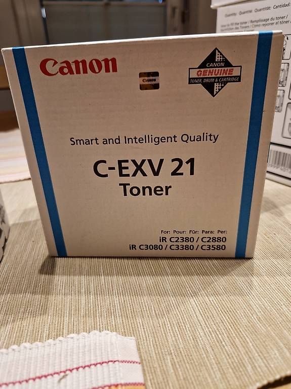 Canon Cartucce per stampanti & toner: Canondrucker Tonerpatronen Cyan/Blau – Nuovo e nell'imballaggio originale da Leimbach TG venduto da Cornhusker
