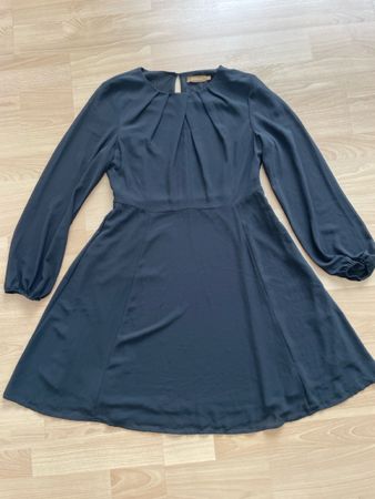 Elegante vestito estivo con maniche a sbuffo,  46 italian