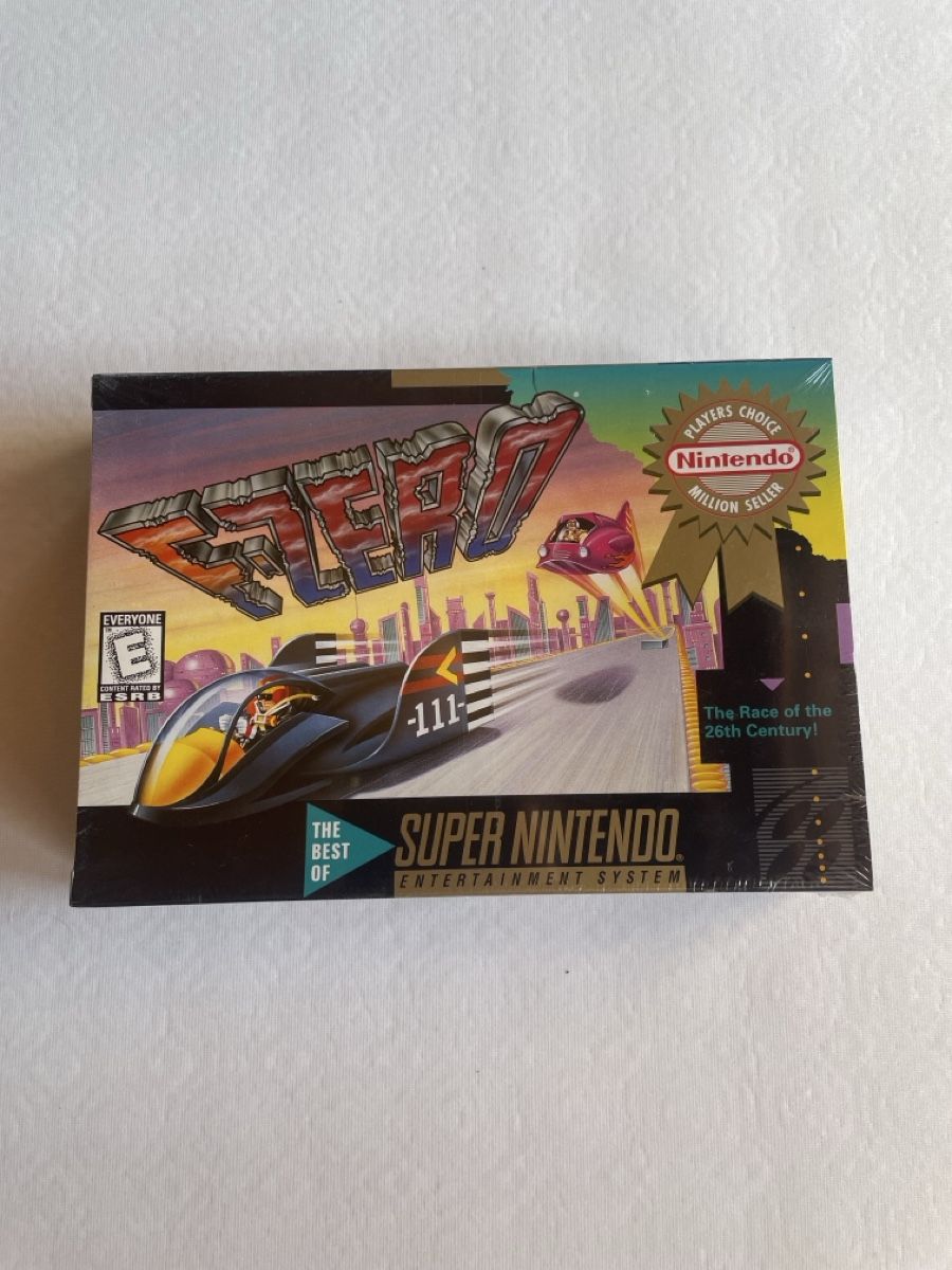 Nintendo Giochi: F-Zero SNES SEALED – Nuovo e nell'imballaggio originale da Luzern venduto da OlpeStyle