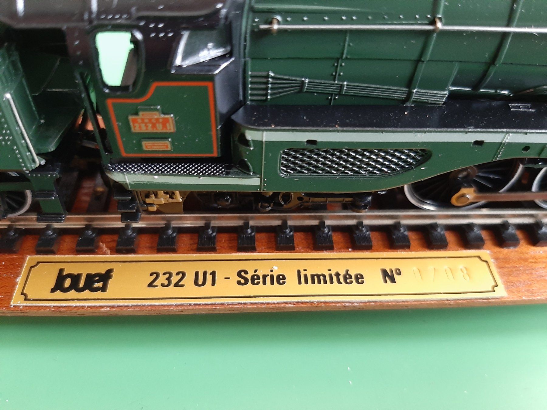 Jouef Modellini di ferrovie: JOUEF SNCF 232 U1 SERIE LIMITEE – Usato da Avully venduto da RIVALIS 6