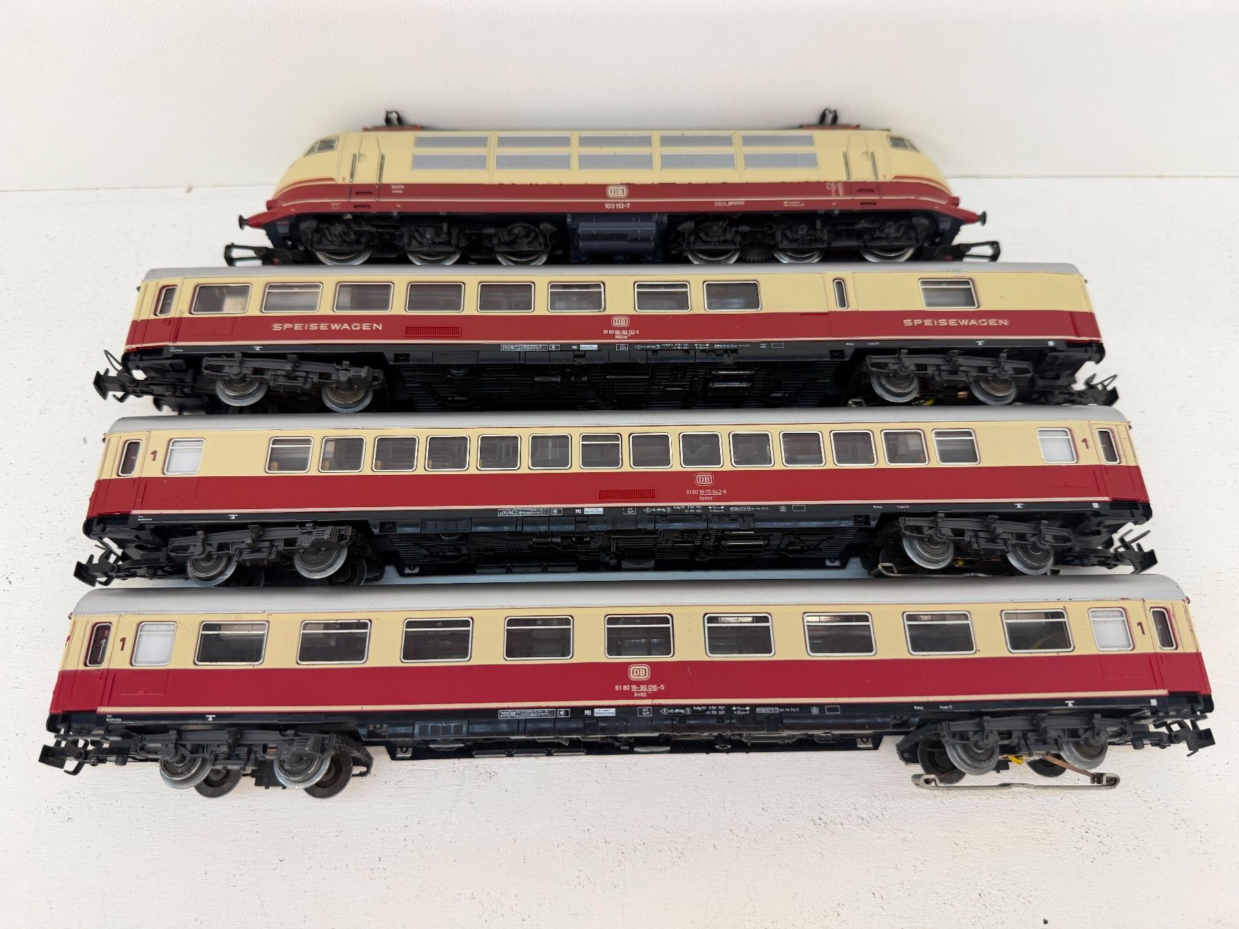 Märklin Modellini di ferrovie: Märklin TEE Zugpackung 2852 mit DB BR 103 – Usato da Büsserach venduto da ModellbahnDepot 4