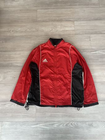 Adidas Trainingsjacke, rot-schwarz Gr. XL