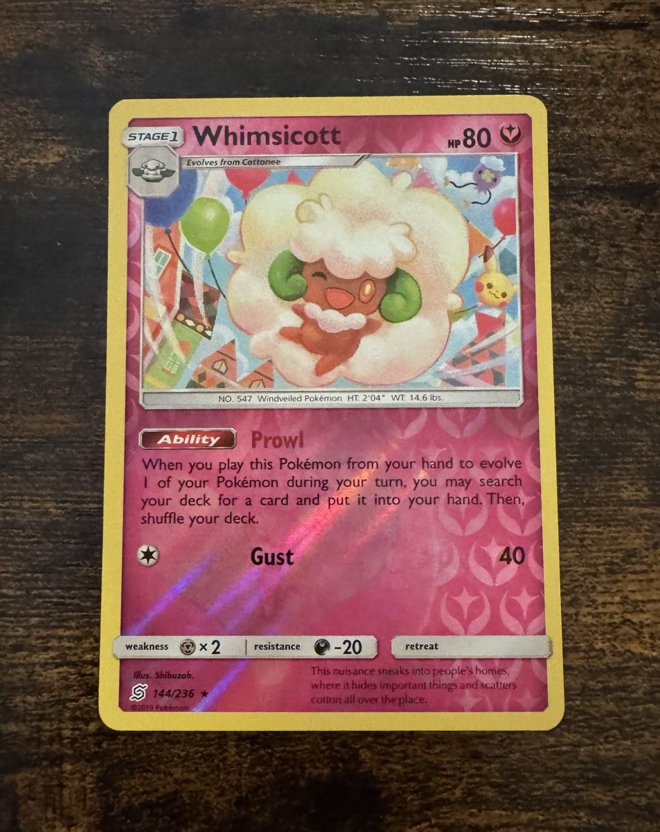 Pokémon Carte collezionabili: Whimsicott Rare Reverse Holo 144 - EN – Usato da Zürich venduto da LJF
