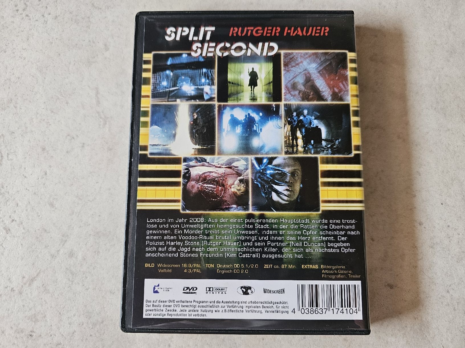 Tutti i DVDs: Split Second  -  Uncut Version – Usato da Schneisingen venduto da backstore24 1