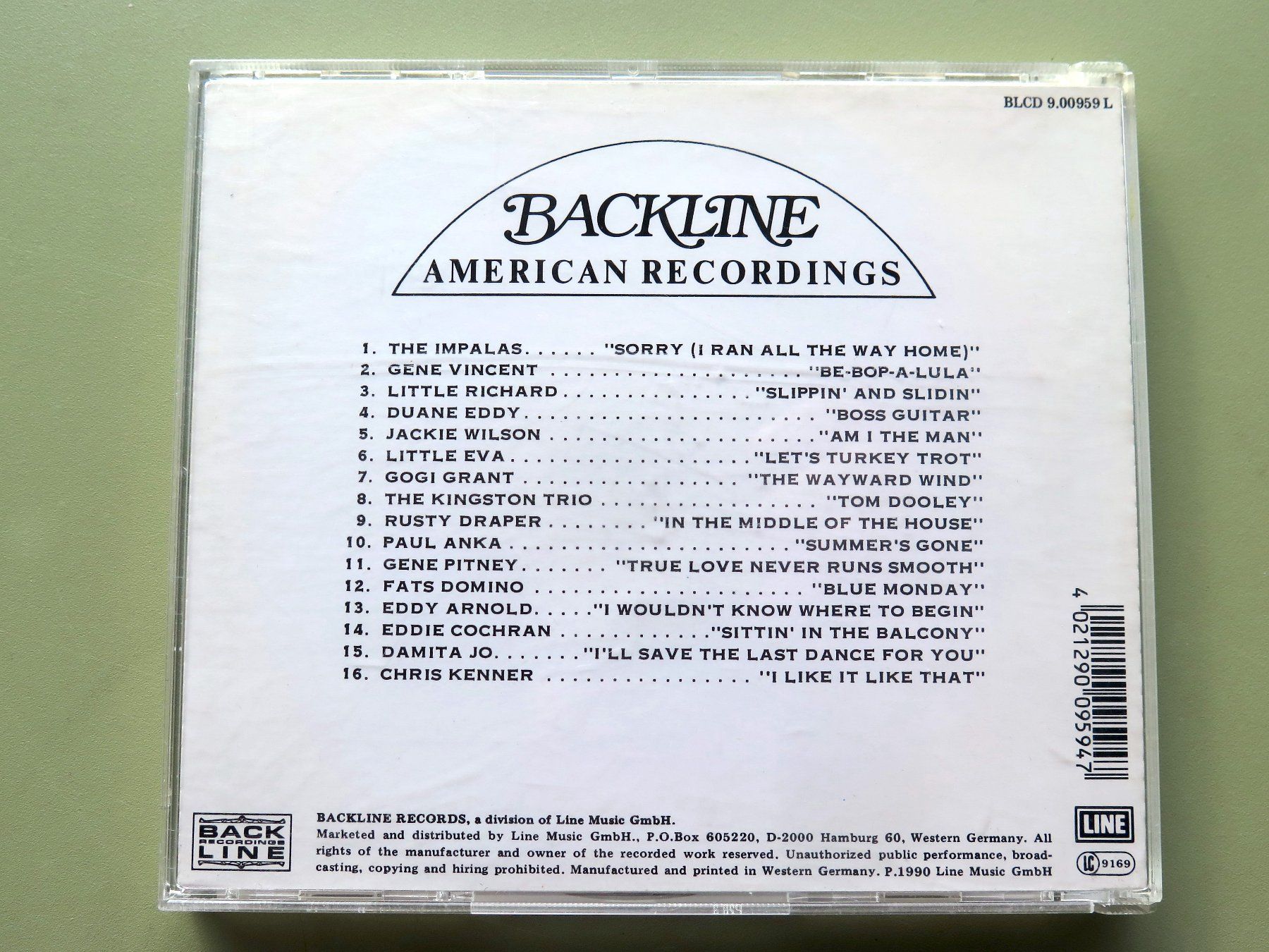 CD: (p) CD ROCKFILE Volume 34, Backline american recordings '90 – Usato da Bern venduto da Balzamico 1
