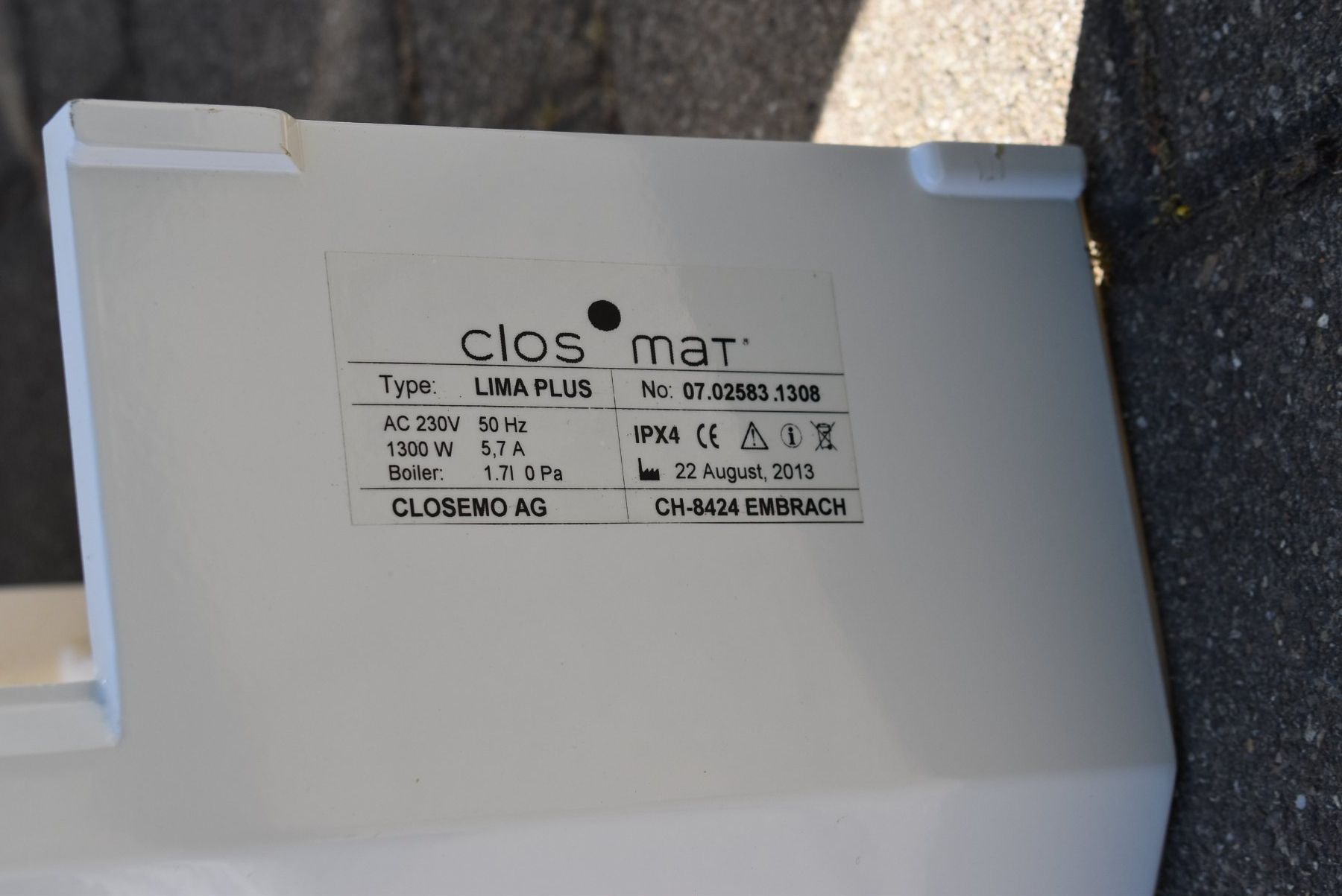 WC: Closomat Lima plus 2013 – Usato da Schönenberg TG venduto da Scania10 8