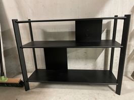 JÄTTESTA Table d'appoint, noir, 95x30 cm