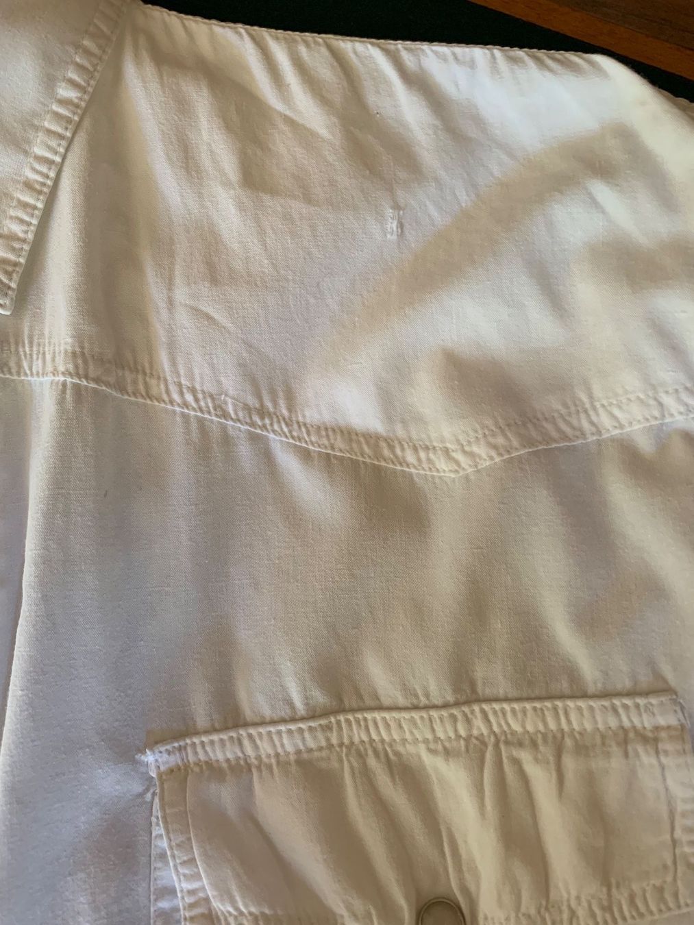 Camicie: Bluse - Hemd 100% Baumwolle Gr L Farbe: Weiß – Usato da Interlaken venduto da Bona55 9